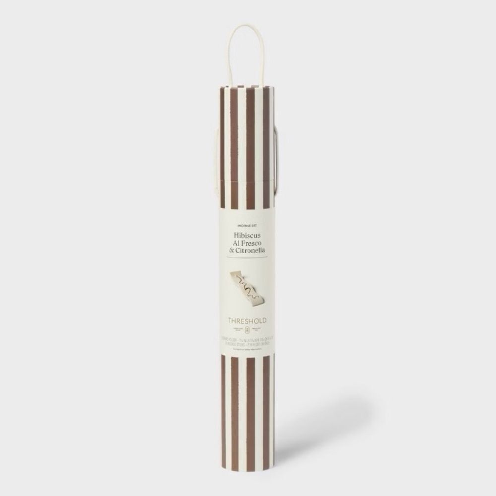 Oversized Citronella Hibiscus Al Fresco Scented Incense and Holder Threshold
